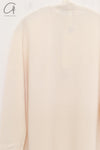 SWAYING 25 Early Spring Profile Knitted Windbreaker Series SW-SW25PS1T11-MIBAI Off-white SW25PS1T11